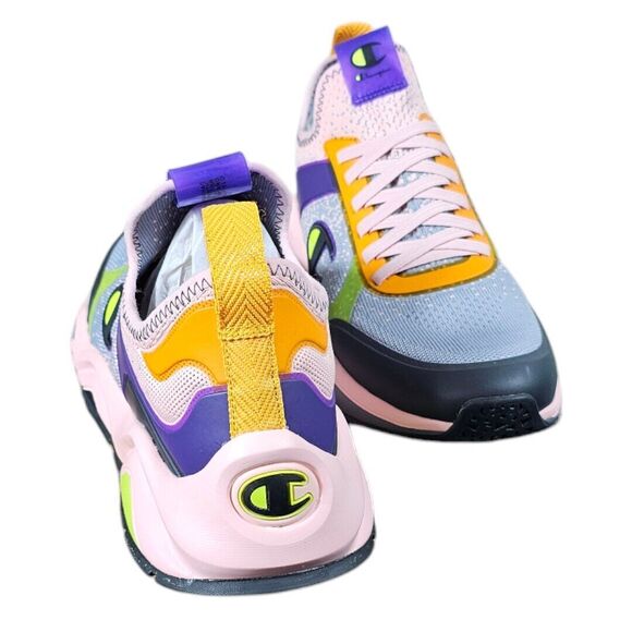 Champion 9318 Fused Sneakers NIB Primer Pink Multi Color Running Men's SZ 10.5 - Picture 3 of 8